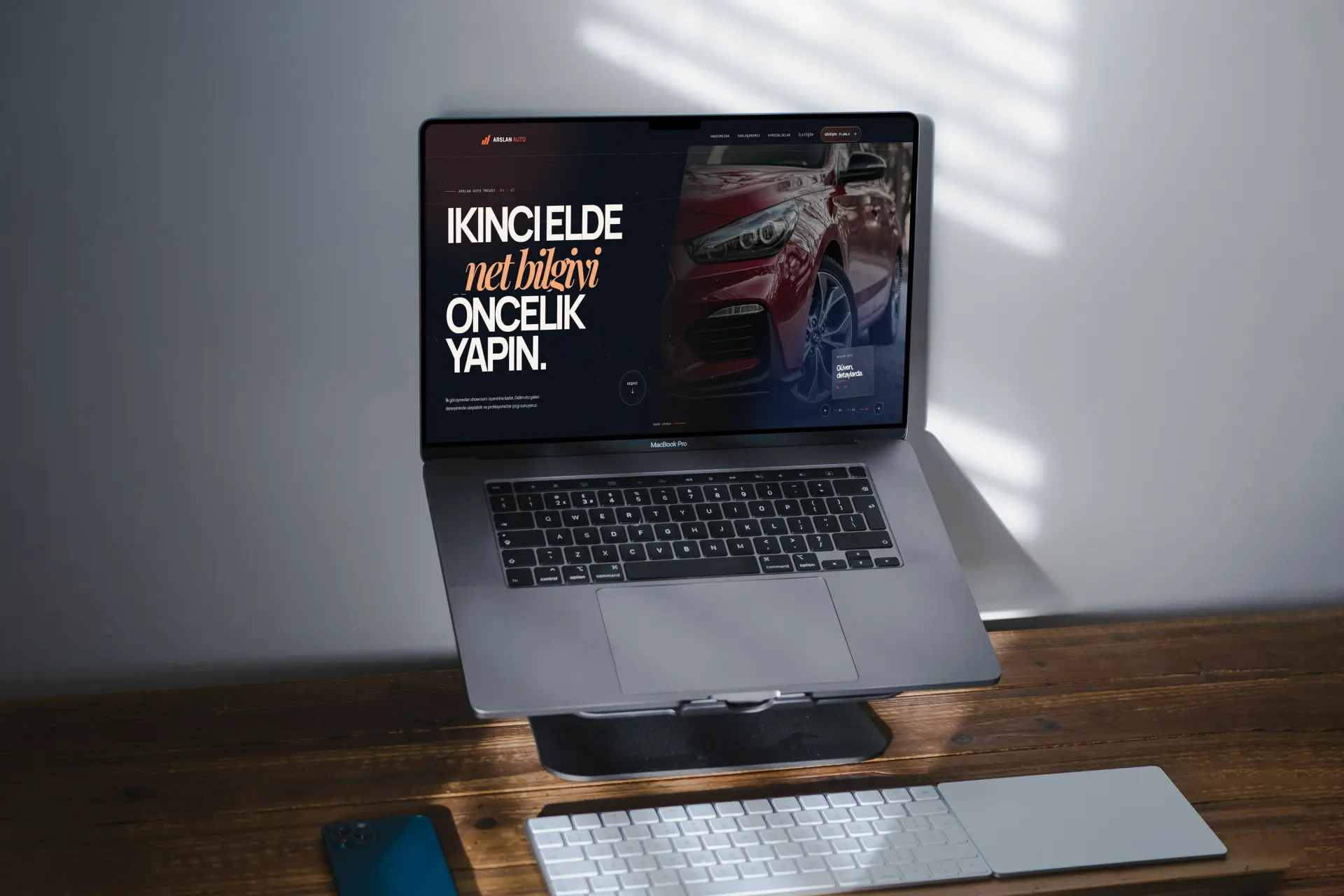 Arslan Autos web tasarım projesi