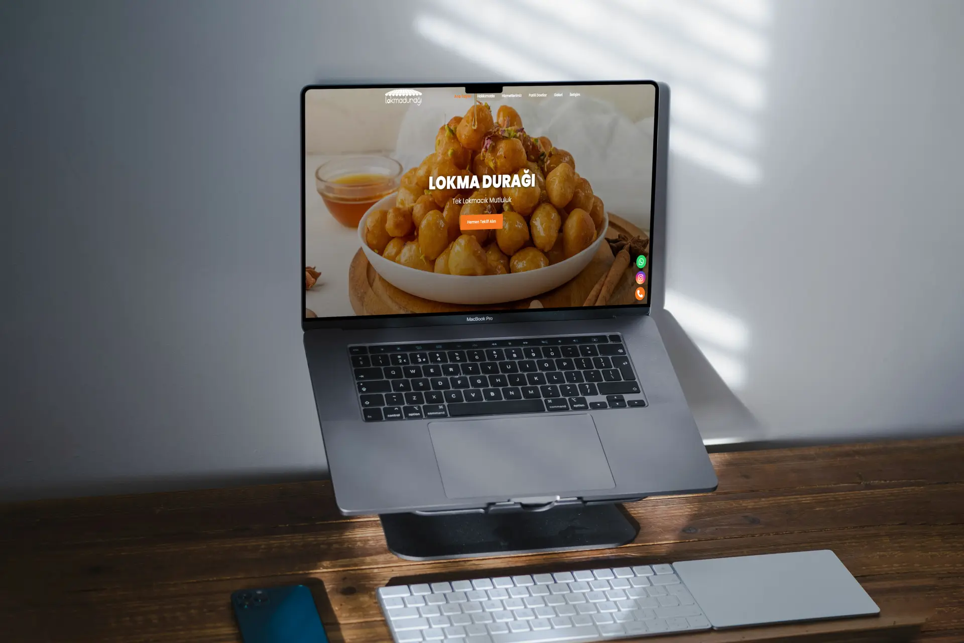 Didim Lokma Durağı web tasarım projesi